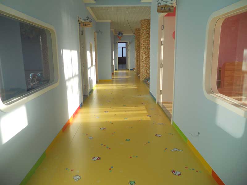 陜西榆林市遠興國學幼兒園塑膠地板 陜西榆林市遠興國學幼兒園塑膠地板