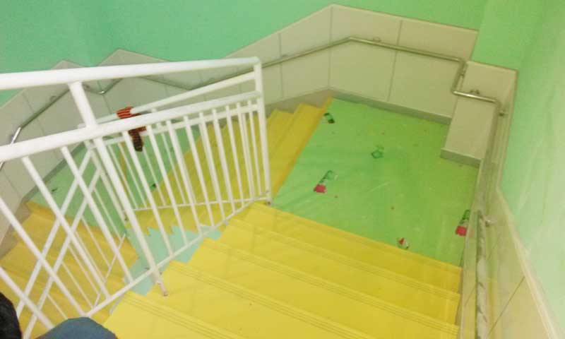 天津西青區雙語幼兒園地板案例 天津西青區萊茵陽光雙語幼兒園地板