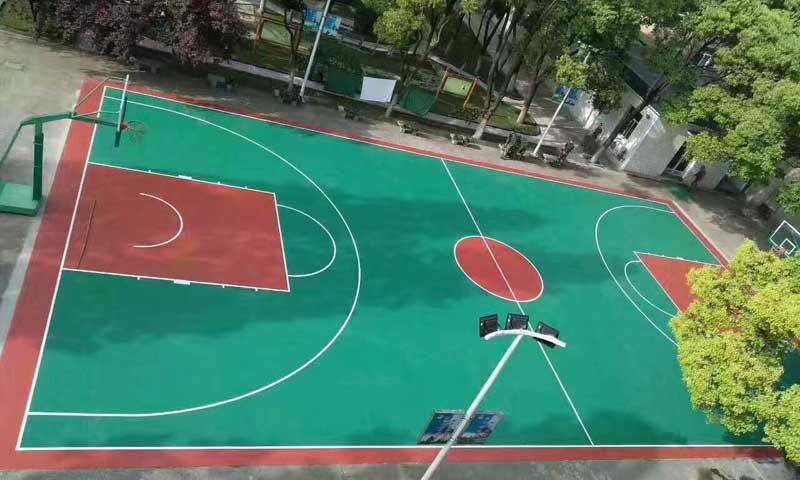 山東省濟南市室外籃球場地板 山東省濟南市室外籃球場地板