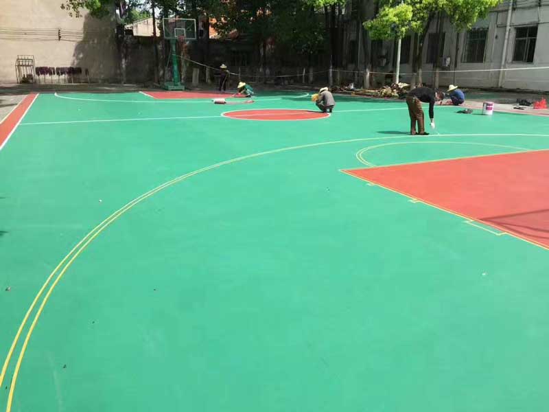山東省濟南市室外籃球場地板 山東省濟南市室外籃球場地板
